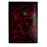 SATAN 2 LEATHER NOTEBOOK - PASSPORT HOLDER - WALLET
