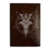 666 SINNER LEATHER NOTEBOOK - PASSPORT HOLDER - WALLET