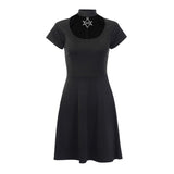 Dress Hollow Out Star Halter