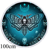 Gothic Moon Galaxy Picnic Mat