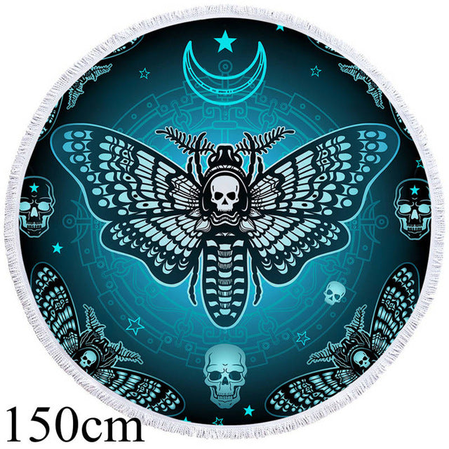 Gothic Moon Galaxy Picnic Mat