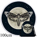 Gothic Moon Galaxy Picnic Mat