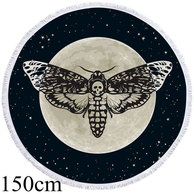 Gothic Moon Galaxy Picnic Mat