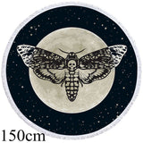 Gothic Moon Galaxy Picnic Mat