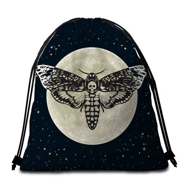 Gothic Moon Galaxy Picnic Mat