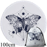 Gothic Moon Galaxy Picnic Mat