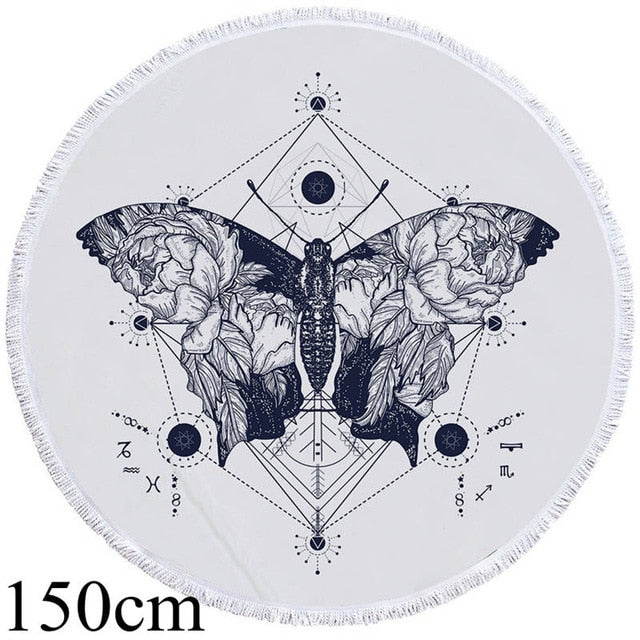 Gothic Moon Galaxy Picnic Mat