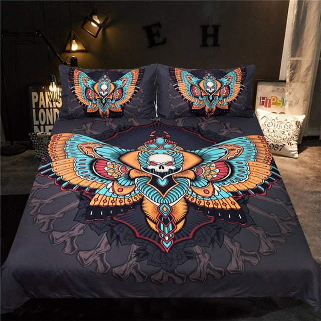 Gothic Butterfly Moon Stars BeddingOutlet