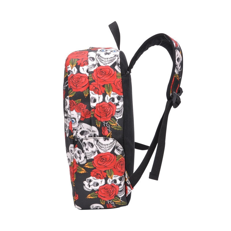 Skull Rose Backpack