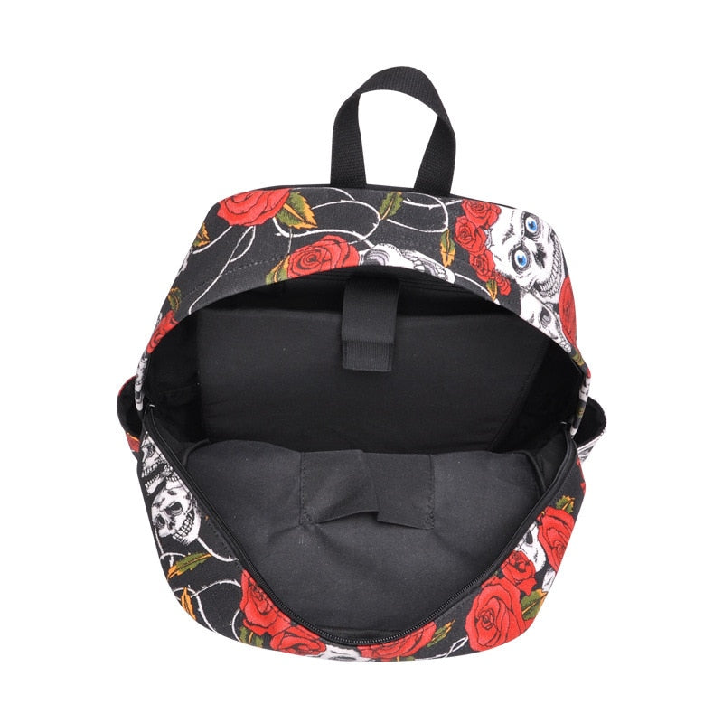 Skull Rose Backpack