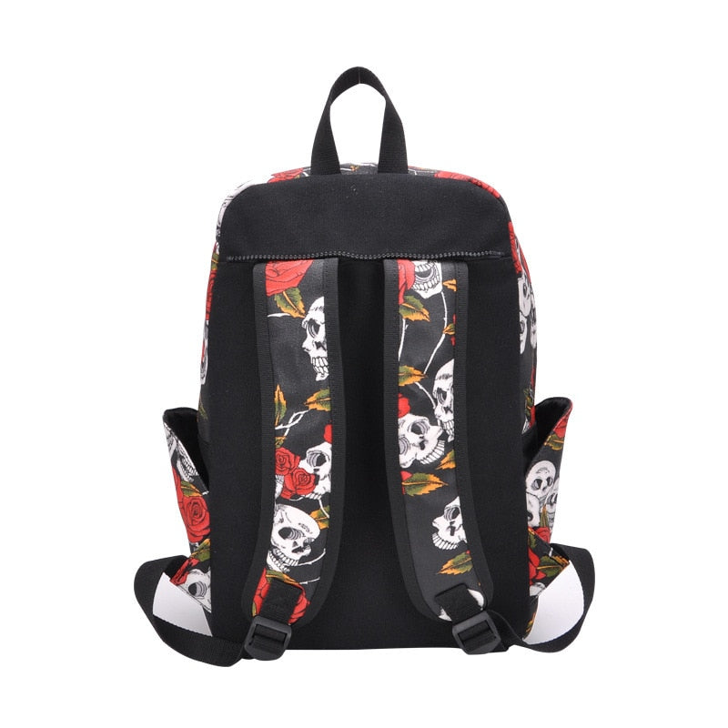 Skull Rose Backpack