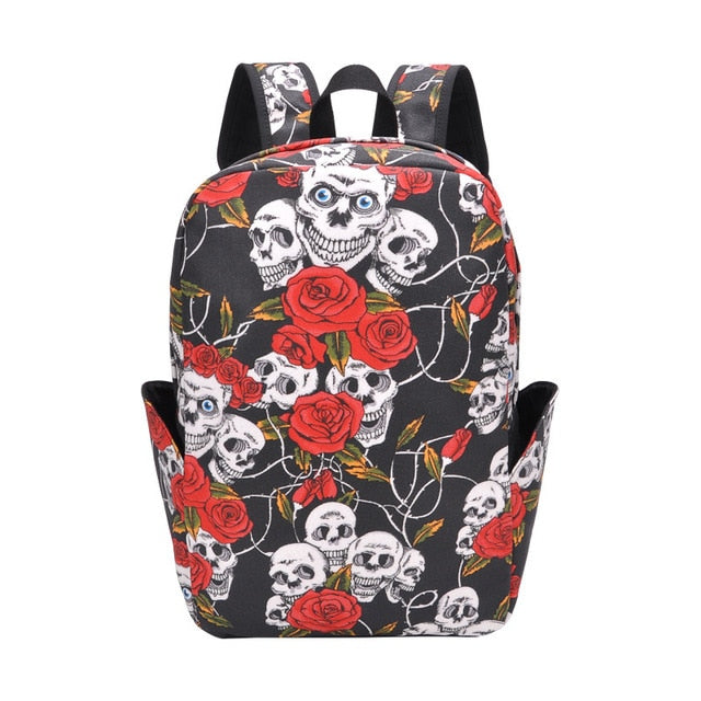 Skull Rose Backpack