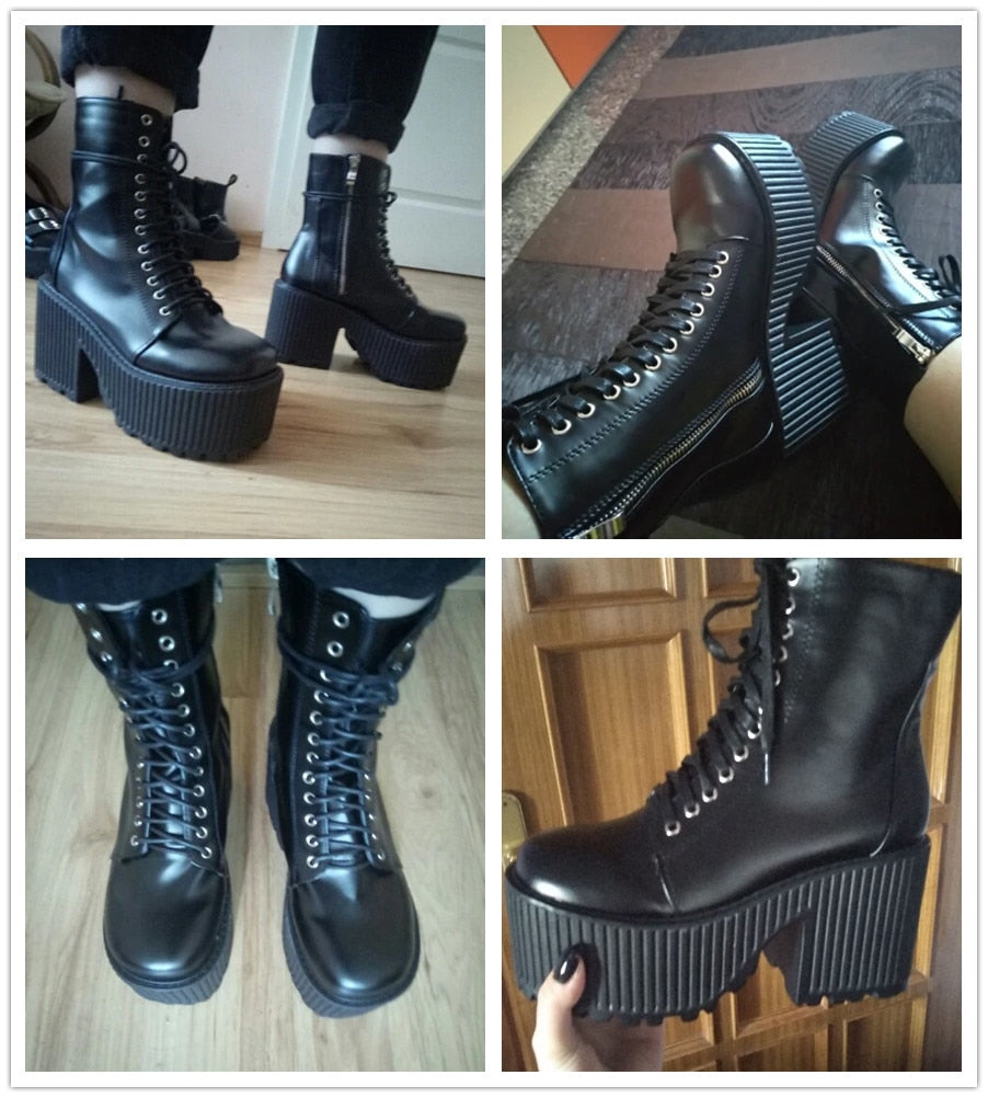 Shoes Punk Gothic Style