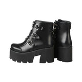 Platforms Block High Heel Boots