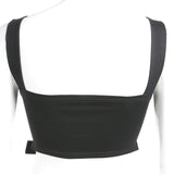 Gothic Belt Waist Tanks Top