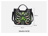 Cartoon Gothic Canvas Handbag