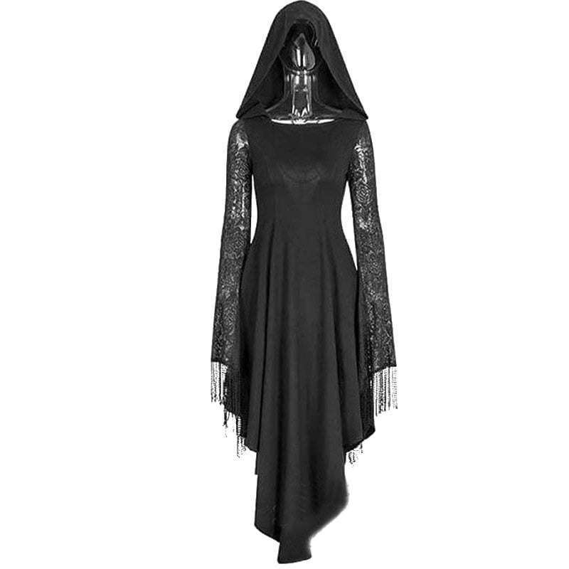 Spider Hollow Out Lace Dress