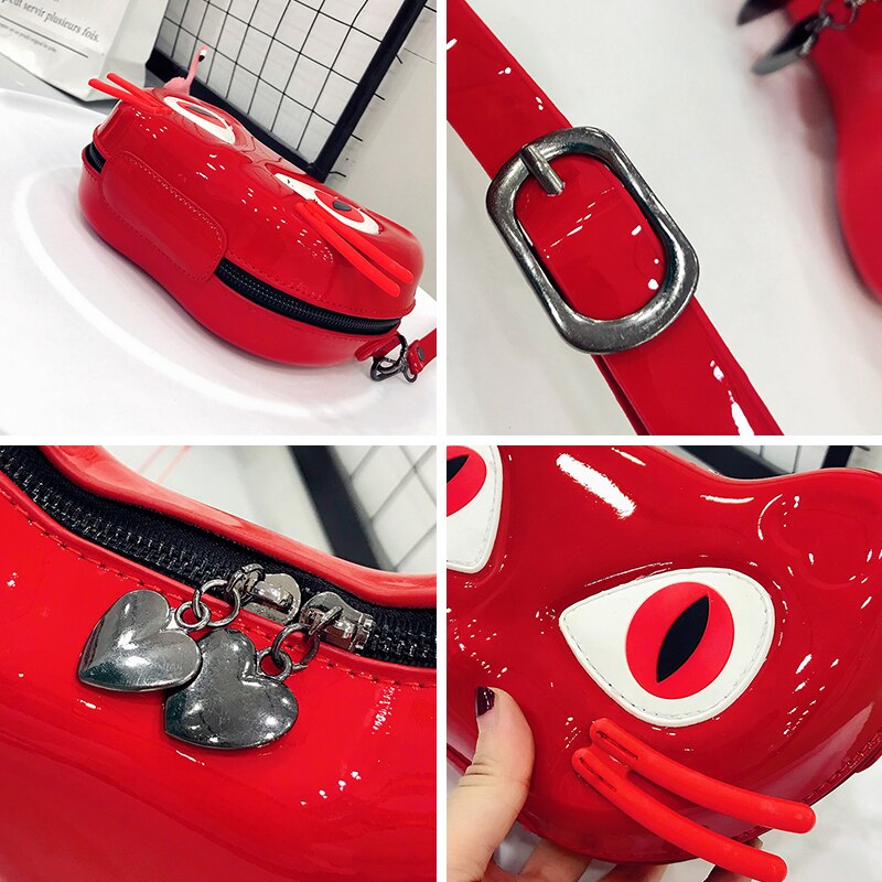 Personality Cat Crossbody Bag