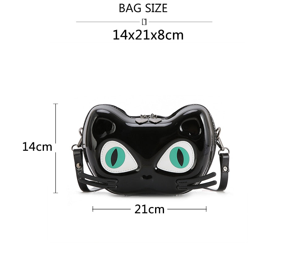 Personality Cat Crossbody Bag