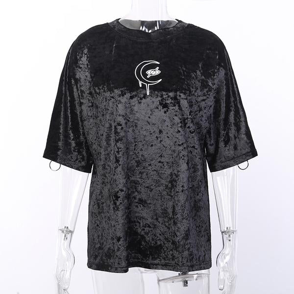 Gothic Vintage Black T-shirts