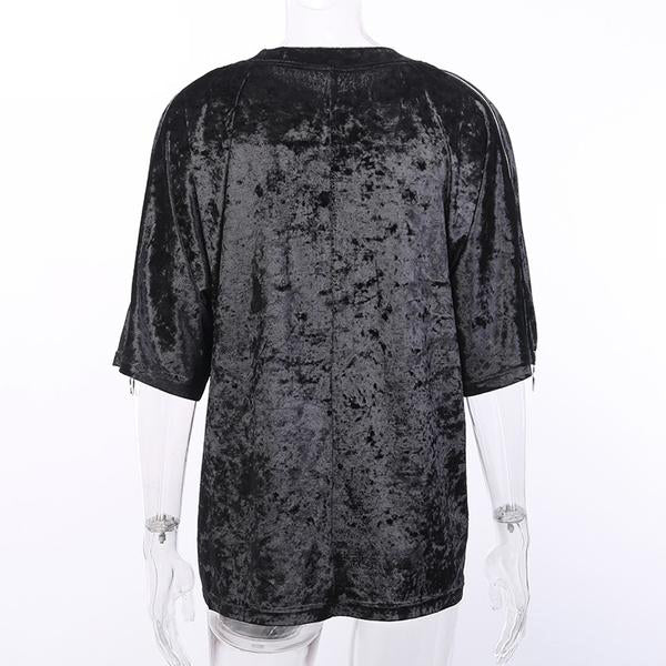 Gothic Vintage Black T-shirts