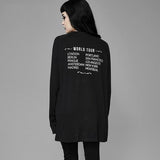 Gothic Punk Black Longsleeve T-Shirt