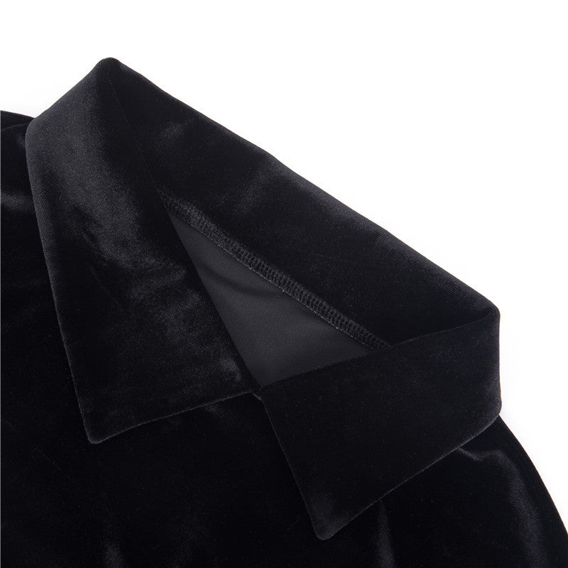 Gothic Punk Black Hoodie