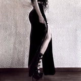 Leather Long Skirts Gothic High Waist Sexy