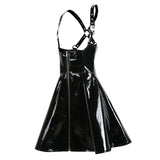 Sexy PVC Underbust Suspender Skirt Dress