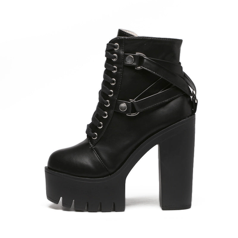 Ultra High Heel Gladiator Boot