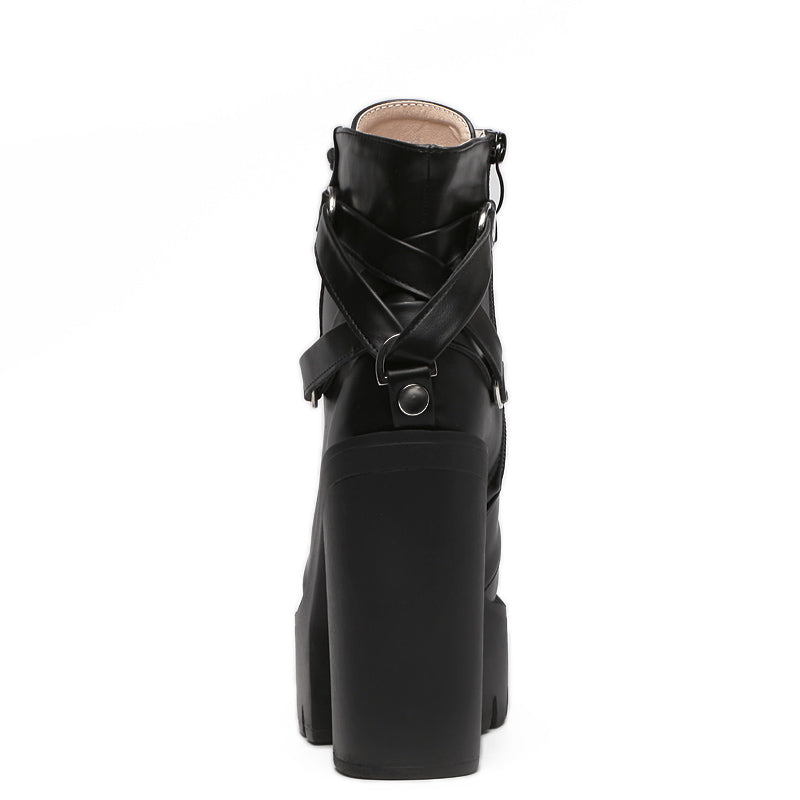 Ultra High Heel Gladiator Boot