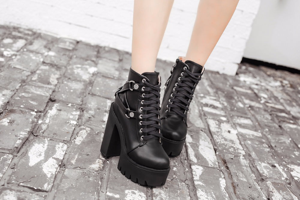 Ultra High Heel Gladiator Boot