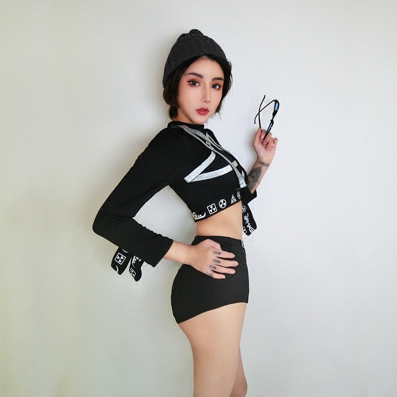 Gothic Punk Pentagram Long Sleeve T-Shirt