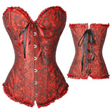 Waist slimming Corset Lace Up Sexy Boned