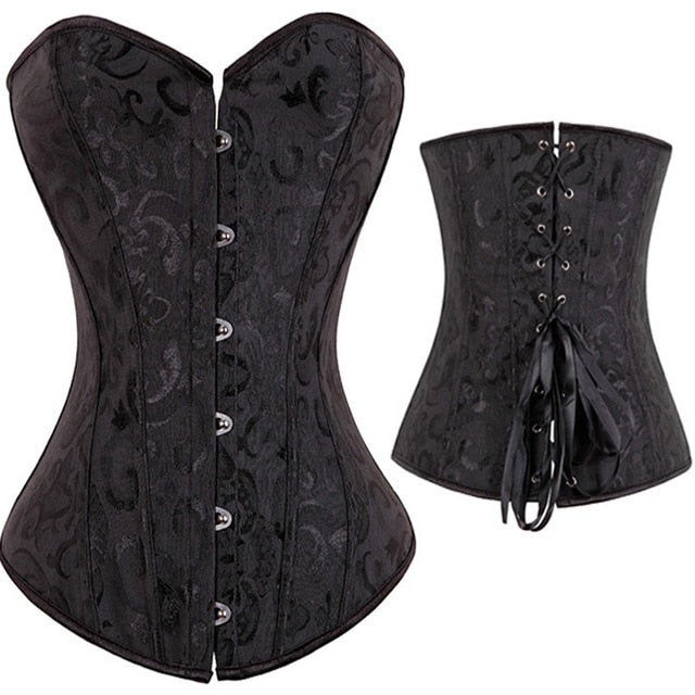 Waist slimming Corset Lace Up Sexy Boned
