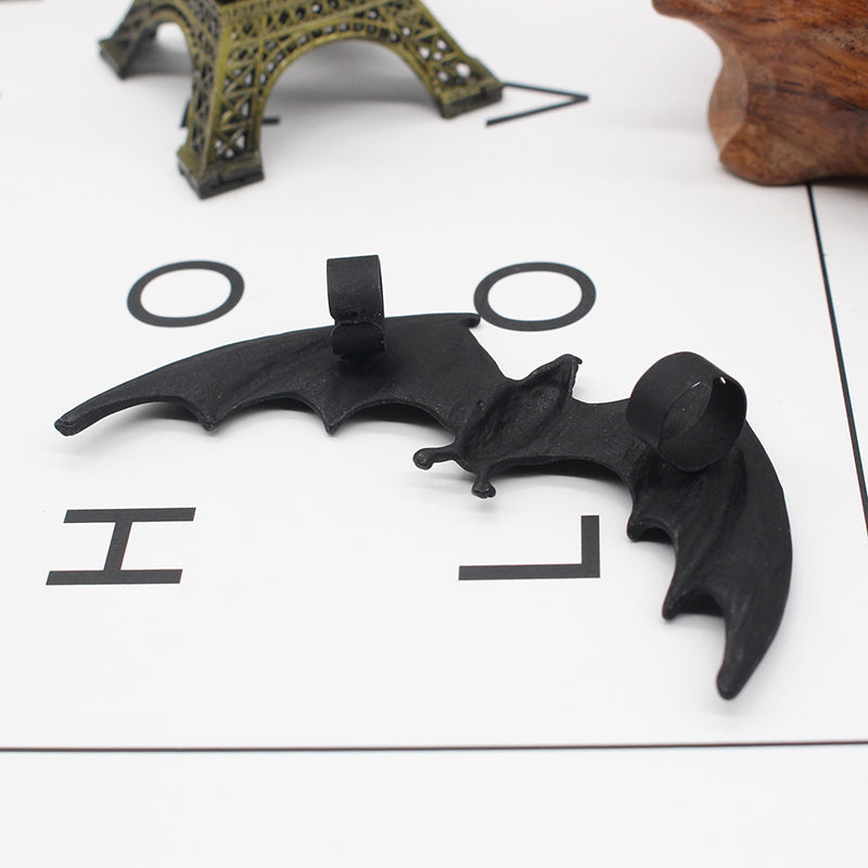 Gothic Punk Bat Earrings