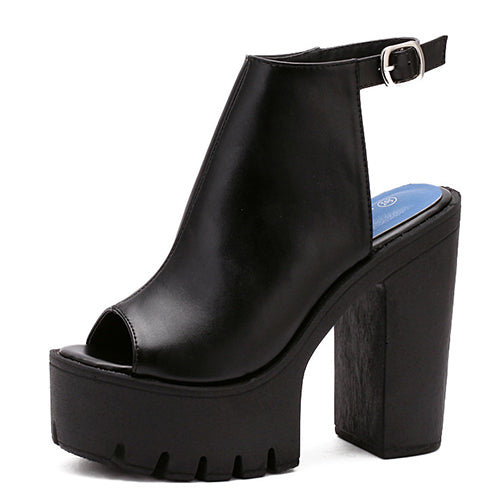 Slingbacks High Heels Platform Sandals