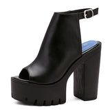 Slingbacks High Heels Platform Sandals