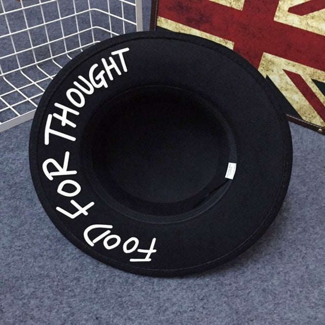 Gothic Wool Hat Unisex