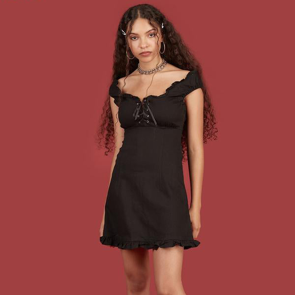 Elegant Slash Neck Dresses