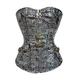 Silver Corset Steampunk