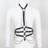 Vitorian Gothic Leather Garter Belts