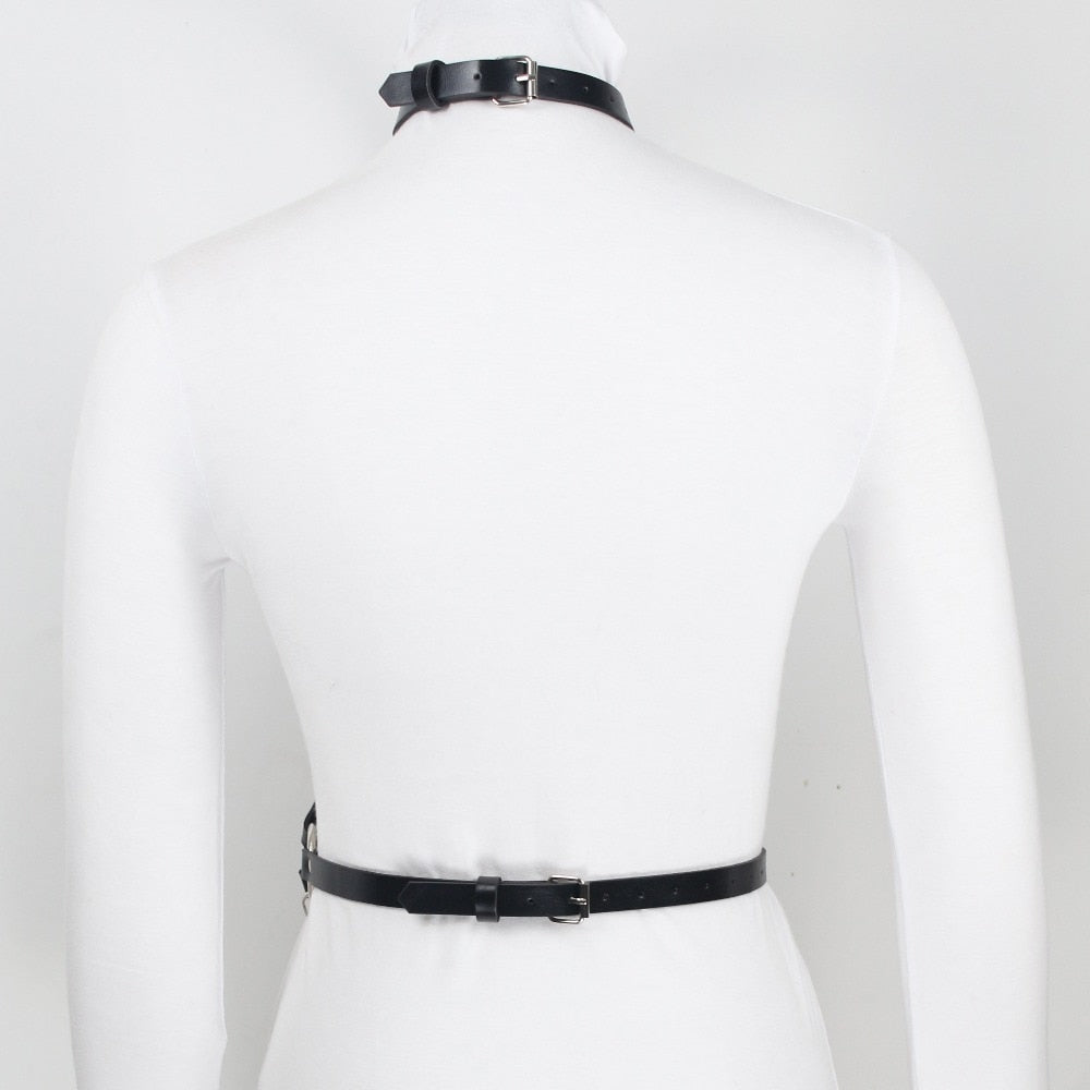 Vitorian Gothic Leather Garter Belts