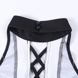 Spider Web Print Dress