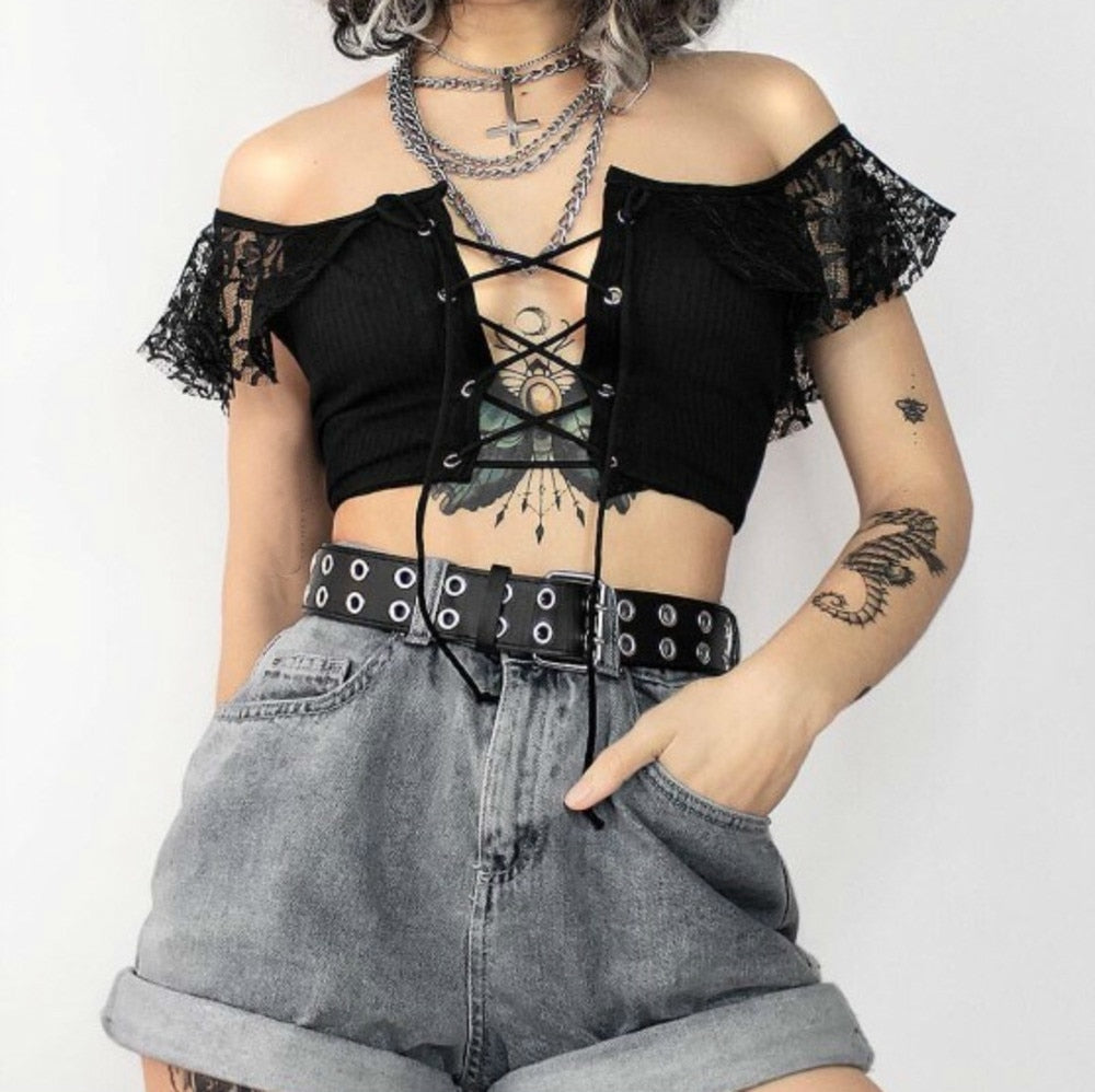 Punk Streetwear Double Holes Adjustable Belts