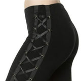 Gothic Elegant Black Flared Pants