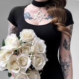 Dress Hollow Out Star Halter