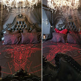 Satanic Bedding set - Red art