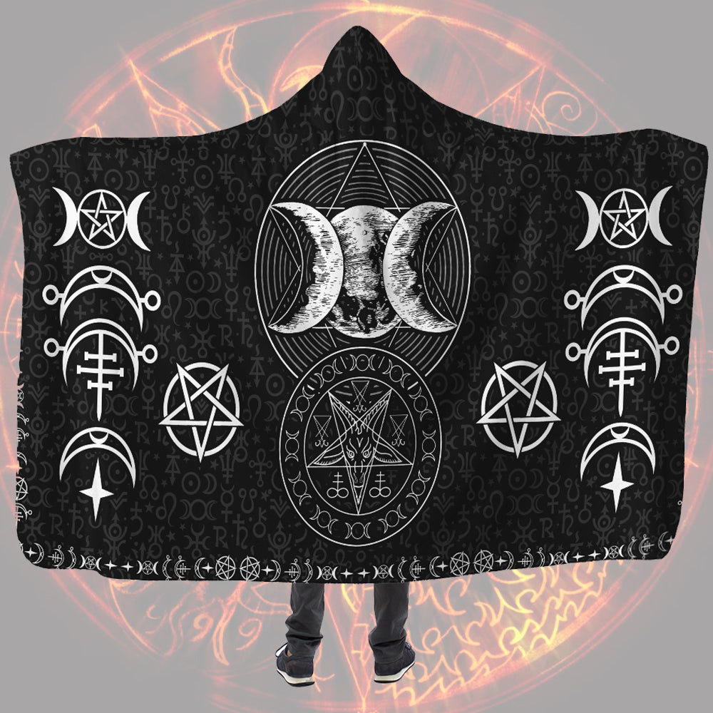 Triple Moon Hooded Blanket