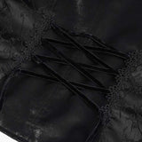 Gothic Deep V Multi-layer Collar Vest